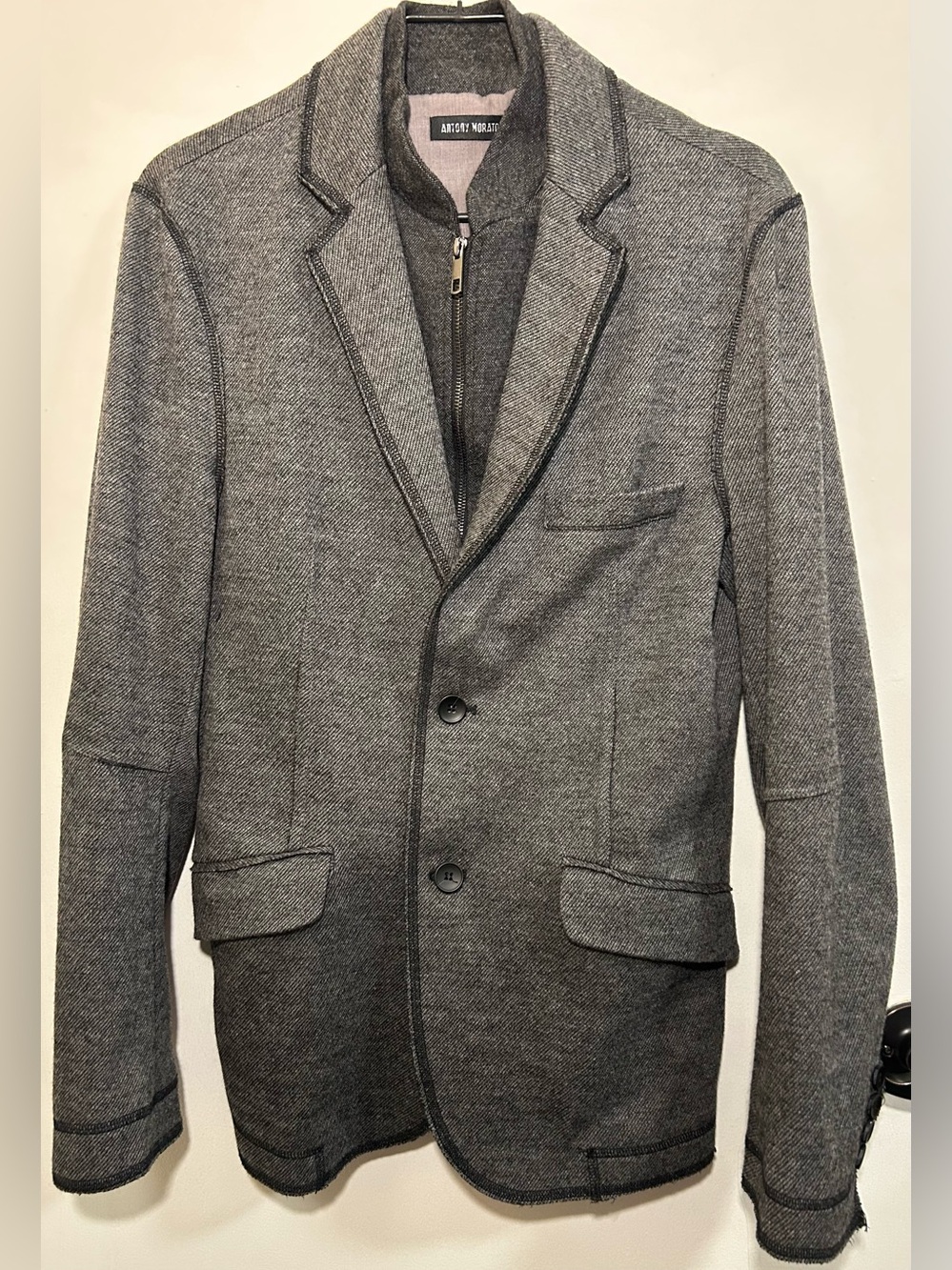 Antony Morato Slim Fit Gray Blazer Jacket